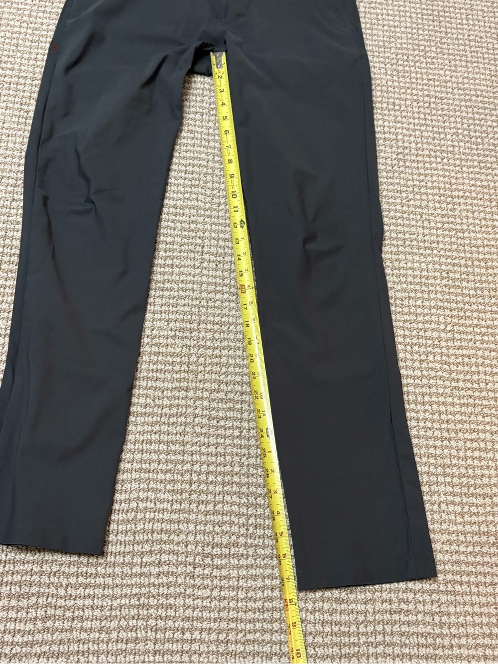 Rhone City Pants 31x32 Black Slim Straight-Leg - Picture 8 of 9